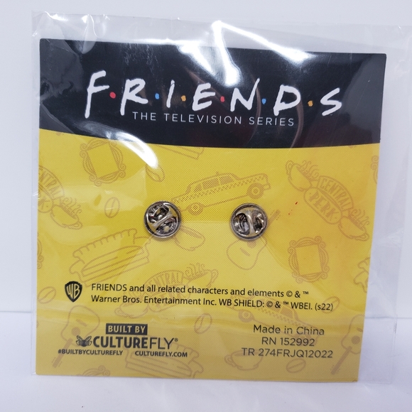 Friends TV Show How You Doin Enamel Pin Button - Picture 5 of 7